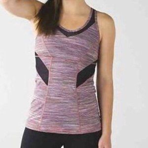 LULULEMON Strap It Like Its Hot Tank With Built In Bra Size 4